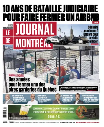 Le Journal de Montreal - 23 Mar 2023