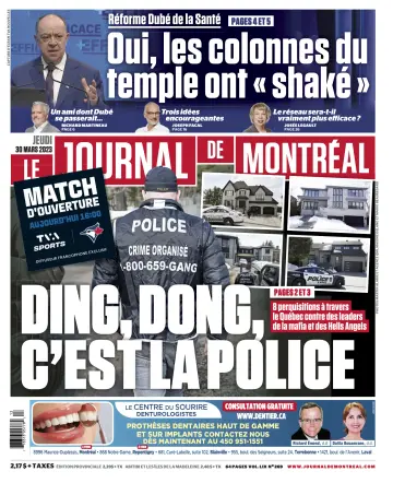 Le Journal de Montreal - 30 Mar 2023