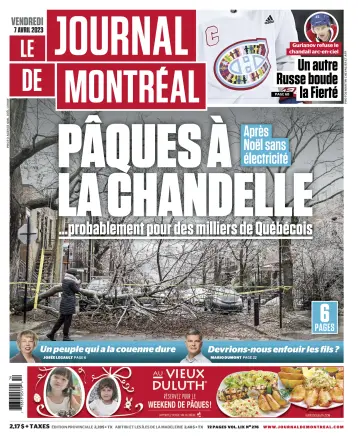 Le Journal de Montreal - 7 Apr 2023