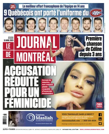 Le Journal de Montreal - 13 Apr 2023
