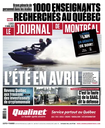 Le Journal de Montreal - 17 Apr 2023