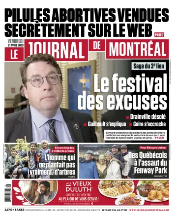 Le Journal de Montreal - 21 Apr 2023
