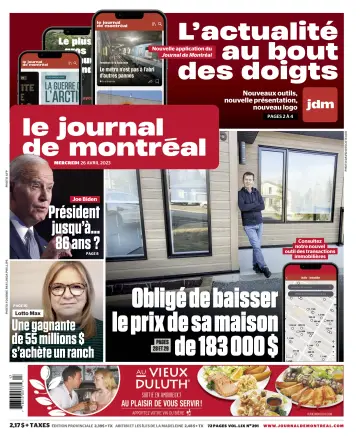 Le Journal de Montreal - 26 Apr 2023