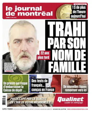 Le Journal de Montreal - 1 May 2023
