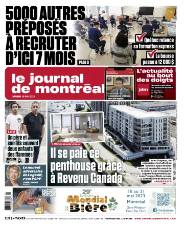 Le Journal de Montreal - 16 May 2023