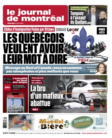Le Journal de Montreal - 17 May 2023