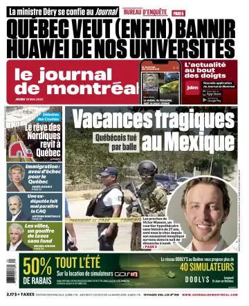 Le Journal de Montreal - 18 May 2023