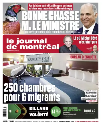 Le Journal de Montreal - 1 Jun 2023