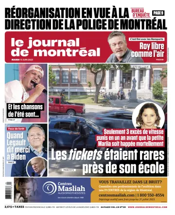 Le Journal de Montreal - 13 Jun 2023