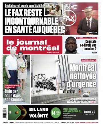 Le Journal de Montreal - 15 Jun 2023