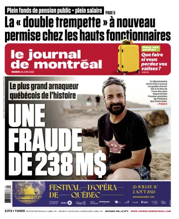Le Journal de Montreal - 20 Jun 2023