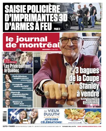 Le Journal de Montreal - 21 Jun 2023