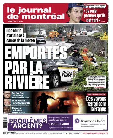 Le Journal de Montreal - 3 Jul 2023