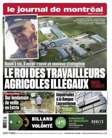 Le Journal de Montreal - 13 Jul 2023