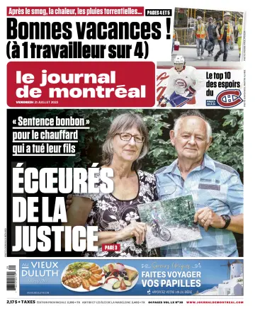 Le Journal de Montreal - 21 Jul 2023