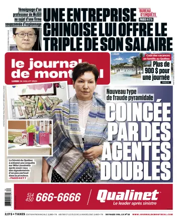 Le Journal de Montreal - 24 Jul 2023
