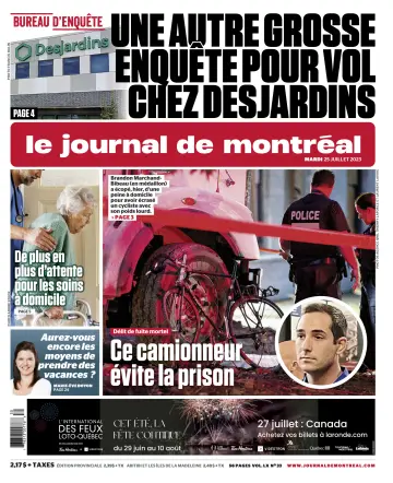 Le Journal de Montreal - 25 Jul 2023