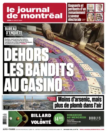 Le Journal de Montreal - 27 Jul 2023