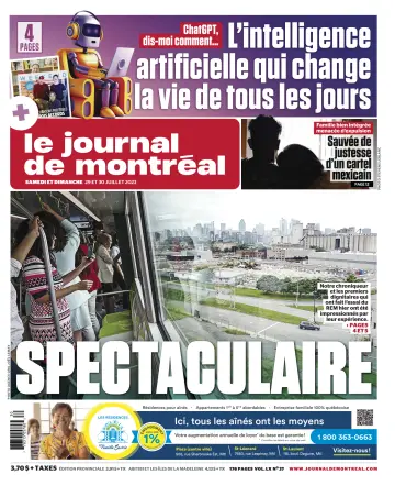 Le Journal de Montreal - 29 Jul 2023