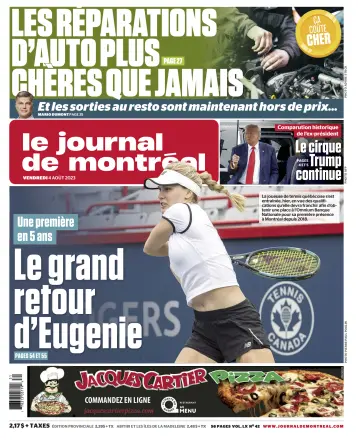 Le Journal de Montreal - 4 Aug 2023