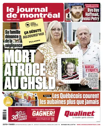 Le Journal de Montreal - 7 Aug 2023