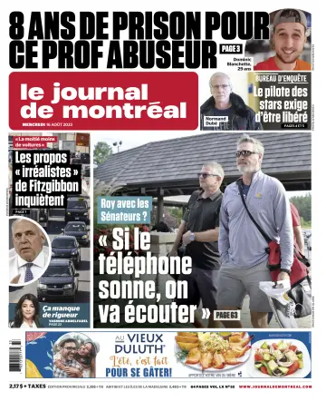 Le Journal de Montreal - 16 Aug 2023