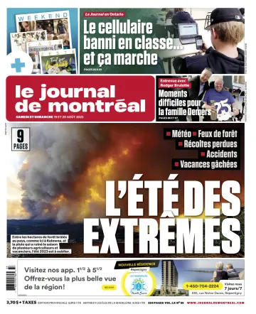 Le Journal de Montreal - 19 Aug 2023