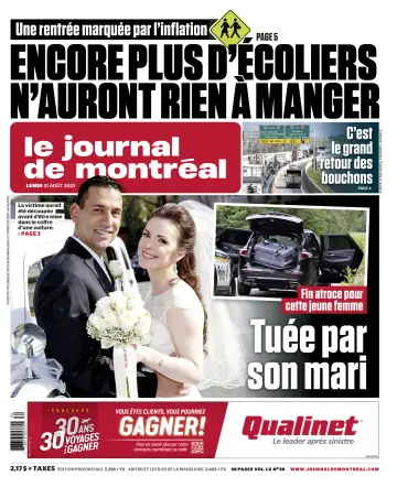 Le Journal de Montreal - 21 Aug 2023