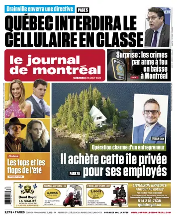 Le Journal de Montreal - 23 Aug 2023