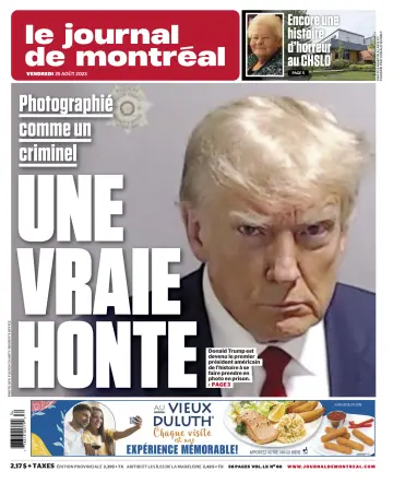 Le Journal de Montreal - 25 Aug 2023