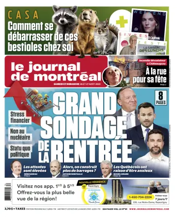 Le Journal de Montreal - 26 Aug 2023