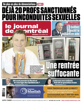 Le Journal de Montreal - 6 Sep 2023