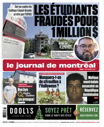 Le Journal de Montreal - 7 Sep 2023