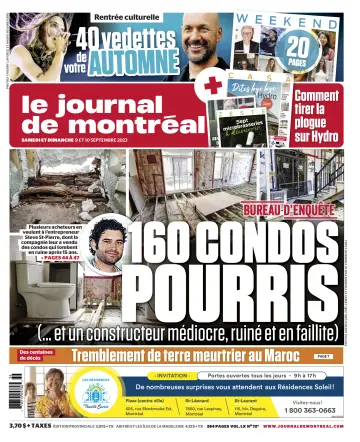 Le Journal de Montreal - 9 Sep 2023