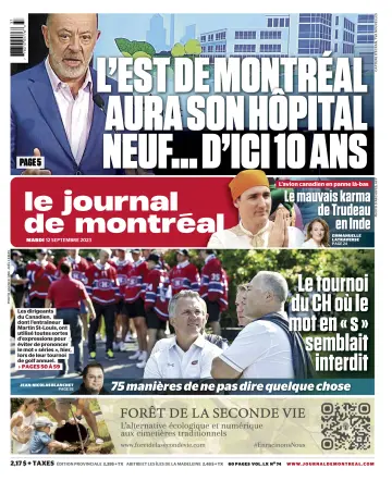 Le Journal de Montreal - 12 Sep 2023