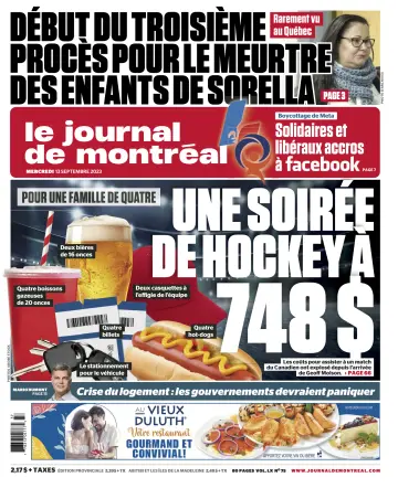 Le Journal de Montreal - 13 Sep 2023