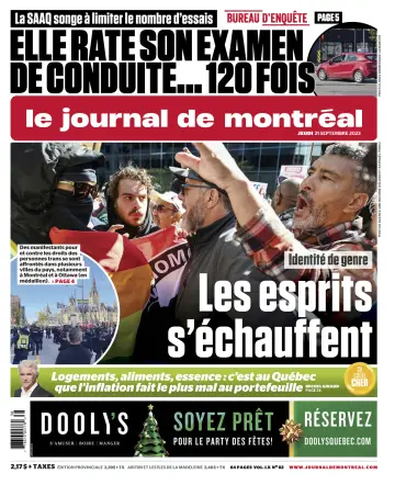 Le Journal de Montreal - 21 Sep 2023