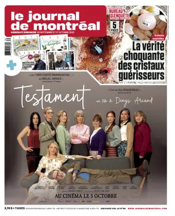 Le Journal de Montreal - 30 Sep 2023