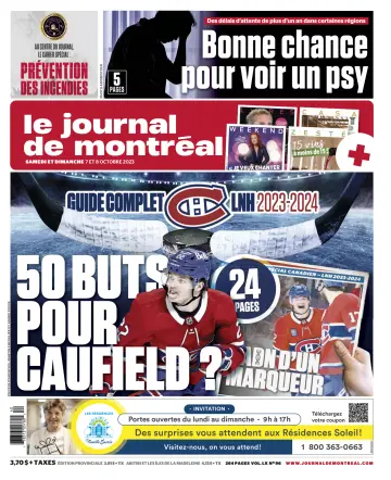 Le Journal de Montreal - 7 Oct 2023