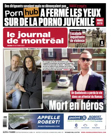 Le Journal de Montreal - 10 Oct 2023