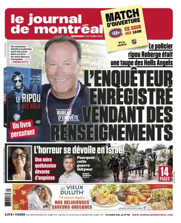 Le Journal de Montreal - 11 Oct 2023
