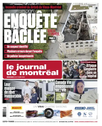 Le Journal de Montreal - 18 Oct 2023