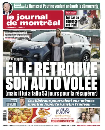 Le Journal de Montreal - 20 Oct 2023