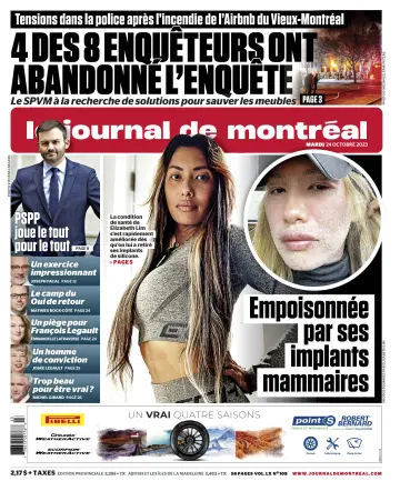 Le Journal de Montreal - 24 Oct 2023