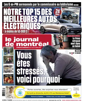 Le Journal de Montreal - 28 Oct 2023