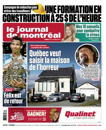 Le Journal de Montreal - 30 Oct 2023