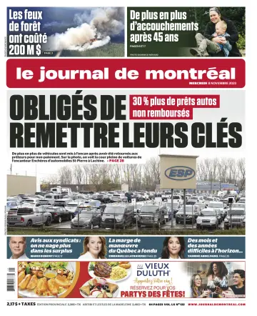 Le Journal de Montreal - 8 Nov 2023