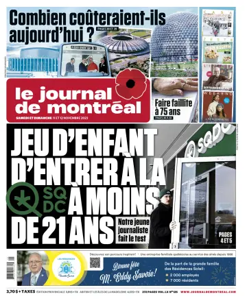 Le Journal de Montreal - 11 Nov 2023