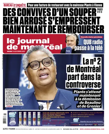 Le Journal de Montreal - 14 Nov 2023