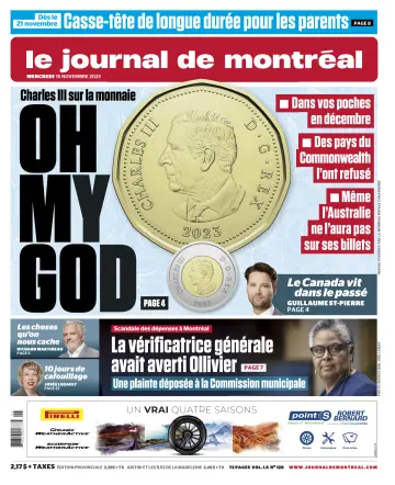 Le Journal de Montreal - 15 Nov 2023